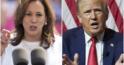 Harris gives major interview while Trump does town hall