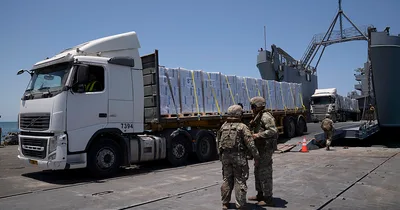Pentagon Bats Down Reports That Gaza Aid Pier Will Shut Down