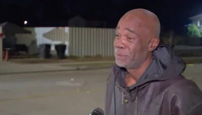 Heroic Homeless Man Gets Emotional After Pulling Cop From Burning Car. And the Story Has Another Major Twist