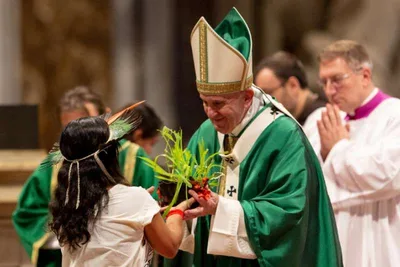Pope Francis says Amazon synod was for discernment, not fighting on married priests