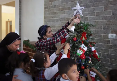 Gaza Catholics filled with faith, resilience during patriarch’s visit