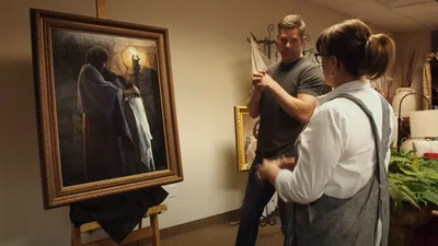 Painting from 'The Chosen' Captures Heart of Jesus in Powerful 'You Are Mine' Moment