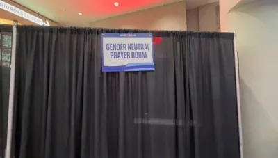 DNC Features 'gender-neutral prayer room,' Repurposed 'all-gender' Women's Rooms
