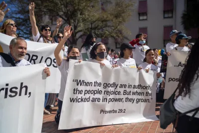 Latino Faith Leaders Continue Pressure Against Gov. Ron DeSantis’ Immigration Bill