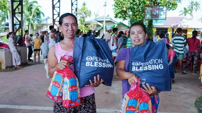 Operation Blessing Brings Aid to Typhoon Noru Survivors in Philippines' Remotest Islands