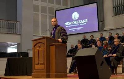 FROM THE SEMINARIES: Dew, at NOBTS convocation, addresses 'Where are we going?' | Baptist Press