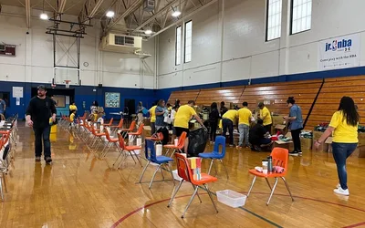 Church Distributes over 1,000 Pairs of Sneakers at Back-to-School Giveaway Event