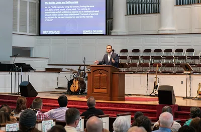 Dew urges humility during 1st NOBTS sermon as pres. | Baptist Press