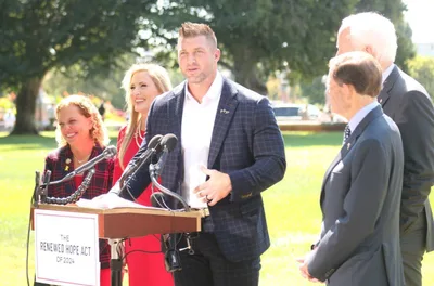 'They're crying': Tim Tebow Unveils New Effort to Combat Child Sexual Abuse