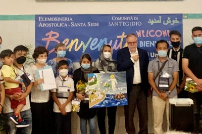 Catholic community welcomes its first refugees to Rome after lockdown