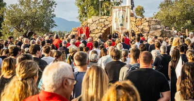 Hundreds pray after Virgin Mary statue desecrated in French Island of Corsica