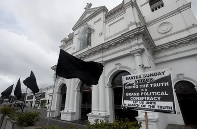 With Black Flags, Sri Lanka Christians Protest Bombing Probe