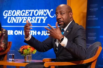 Warnock, Sewell Discuss ‘Sacred’ Voting Rights — & Whether God is Black