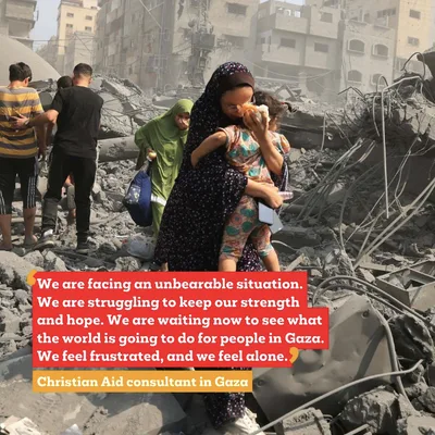 Church Leaders and Aid Agencies Call for End to Fighting in Gaza
