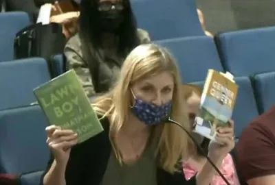 'Do Not Interrupt My Time!' Mom Unloads on 'Pedophilia' in High School Library