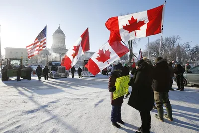 Backers of 'Freedom Convoy' Cite Overcoming Communism in Their Support of Canadian Truckers