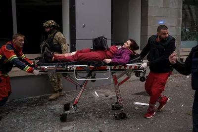 Missiles Cause Multiple Blasts in Western Ukrainian's Lviv