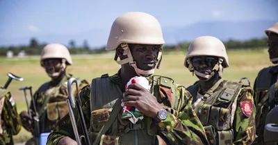 Kenyan force lands in Haiti, even as Nairobi faces rebellion