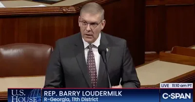 Well, Rep. Loudermilk Just Compared the Impeachment Trial to Jesus’ Crucifixion