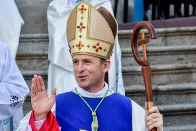 Ukrainian Catholic bishop is sheltering with Orthodox counterpart in besieged city, says charity