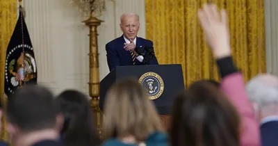 Biden meets the press, talks first year as president
