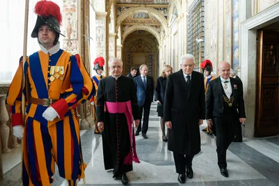 Pope Francis congratulates Italy’s president on re-election