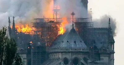 Fire engulfs Notre Dame cathedral in Paris