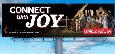 United Methodist Church launches Christmas campaign with ads in Times Square, several cities