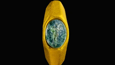 'Good Shepherd' Ring Discovered Off Coast of Caesarea Is One of the Earliest Images Used in Christianity
