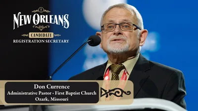 Don Currence to be renominated for SBC registration secretary | Baptist Press
