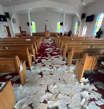 ‘You just feel the hate’: Maryland Church Vandalized, Suffers $100K in Damages