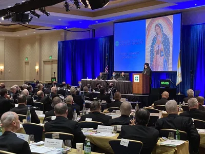 Orthodox archbishop makes historic address to USCCB assembly