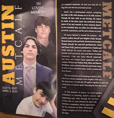 'A true warrior': Church Mourns Death of Texas High School Football Player Austin Metcalf