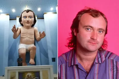 A Church Built a Massive Baby Jesus Statue That Looks Exactly Like Phil Collins - RELEVANT