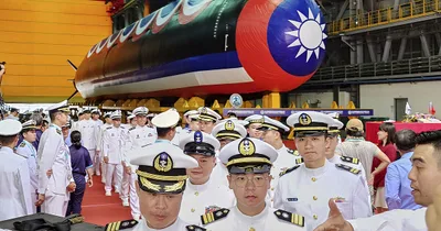 China says Taiwanese first domestic-made submarine is antagonistic