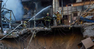 Russian Barrage of Ukraine Kills at Least 22