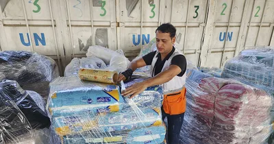 Downed Communication System Halts Aid Deliveries to Gaza