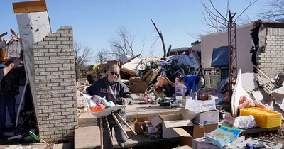 Tornadoes, Blizzard-Like Storms Tear across the United States