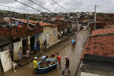 Tens of thousands displaced by floods in Brazil