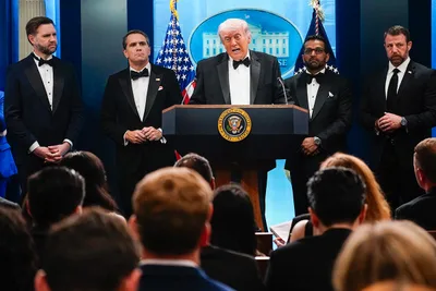 Trump strikes defiant tone after WHCA dinner shooting, calls Americans to resolve differences peacefully