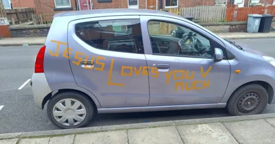 Man Removes “Jesus Loves You” Sticker after Insurance Threats
