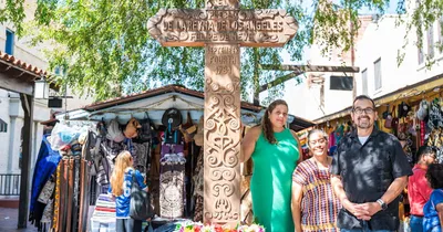 Los Angeles Merchants Seek to Save 10-Foot Cross, Nativity Scene in City’s Historic Center