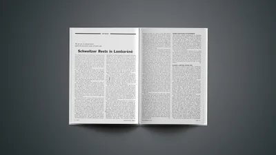 Schweitzer Rests in Lambaréné