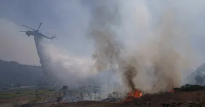 Firefighters Battle 15,000-Acre Blaze Near LA