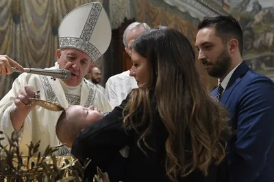Pope Francis: It is beautiful when babies cry at Mass