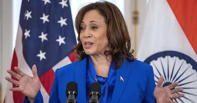 Harris says she’s the Democrats’ presumptive nominee for president