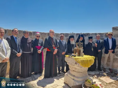Leaders of Holy Land Churches Condemn Israeli Settler Violence During a West Bank Visit