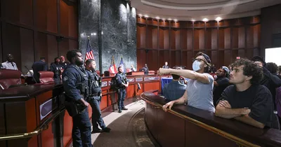 Hundreds Protest as Atlanta Approves Money for Police Campus