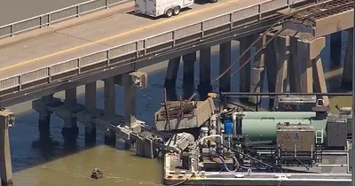 Barge Spills Oil after Hitting Galveston Bridge