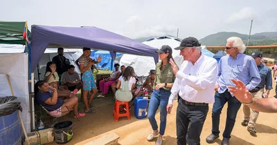 Franklin Graham visits Venezuelans recovering from earthquake